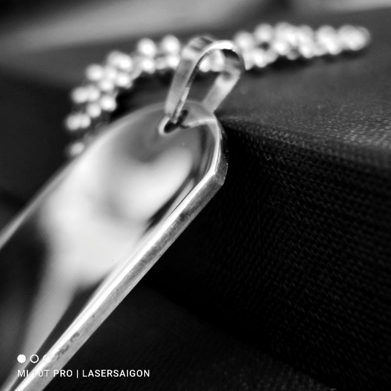 Dây chuyền thẻ bài Dogtag US - khắc hình và nội dung theo yêu cầu
