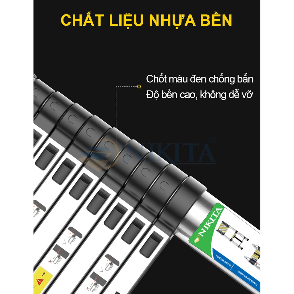 Thang nhôm rút chữ A - NIKITA AR44