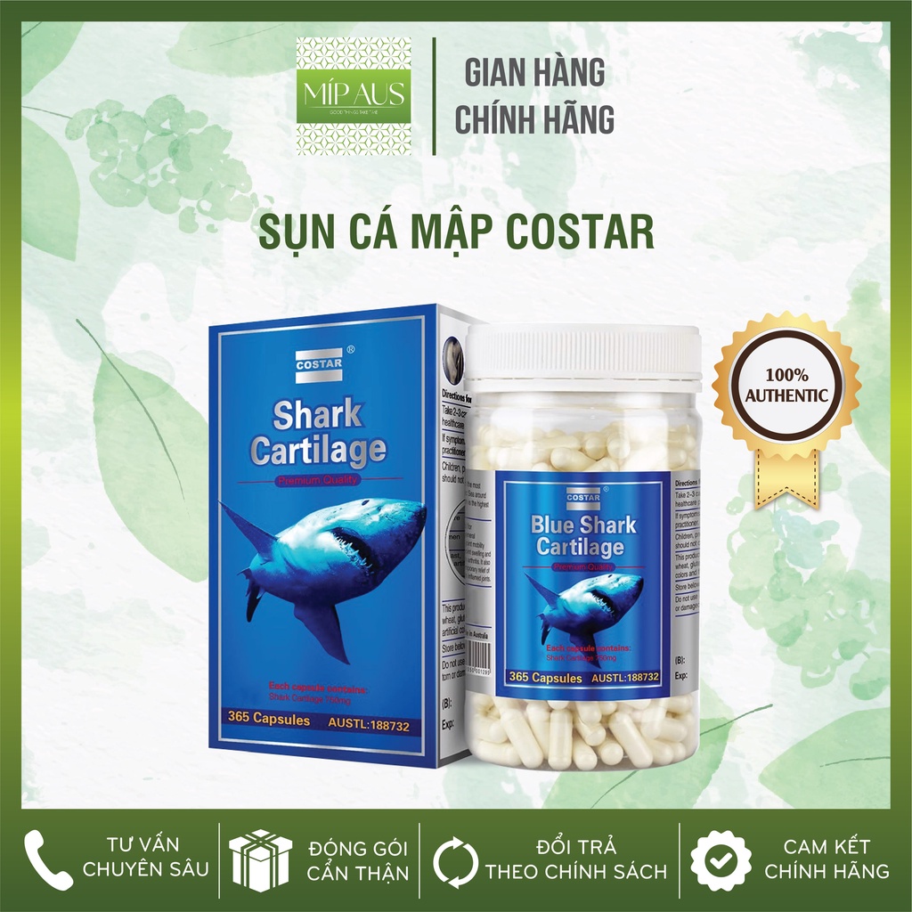 💎 Hỗ trợ điều trị xương khớp - Blue Shark Cartilage - 750mg