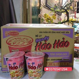 Mì ly hảo hảo thùng 24 ly mì