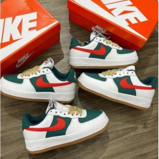 GIÀY SNEAKER AF1 MÀU XANH ĐỎ , Giày_Nike Gucci, Giày AF1 Gucci Hàng Cao Cấp