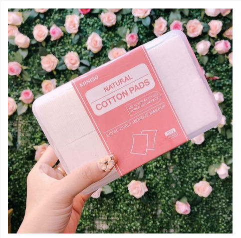 Bông tẩy trang miniso 1000 miếng | BigBuy360 - bigbuy360.vn