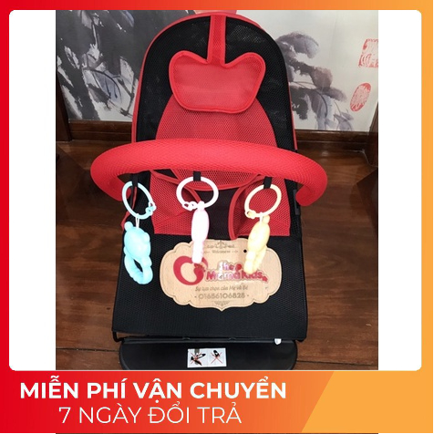 Ghế rung bập bênh nằm chơi thư dãn, nằm ăn bột kết hợp ngồi đọc sách cho bé từ 0 tới 18kg - Konig kids- 63562