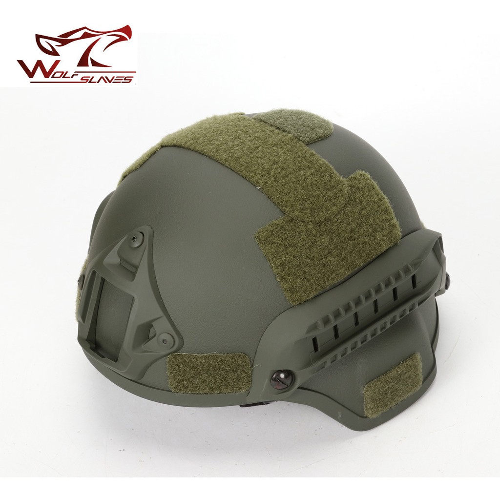 Mũ bảo hiểm thể thao họa tiết Mickey Mich 2000 phong cách quân đội