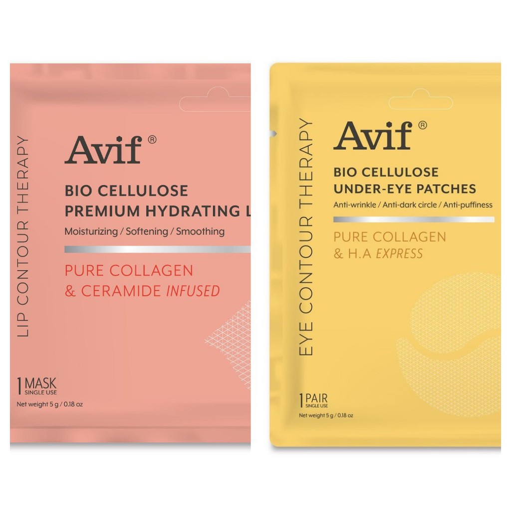 Mặt Nạ Sinh Học Dưỡng Da, Chống Thâm Mắt, Môi Avif Bio Cellulose Premium 5g | BigBuy360 - bigbuy360.vn