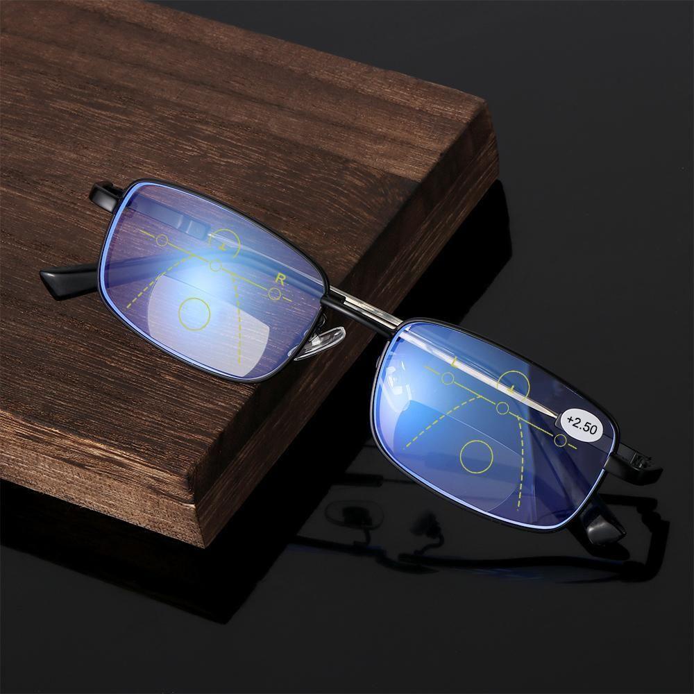 EUCA Kính Đọc Sách Chống Lóa Chất Liệu Titanium