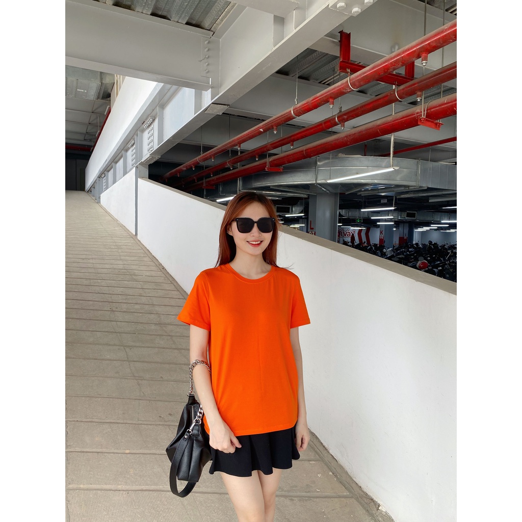 Áo thun trơn ngắn tay Halan phông cotton cao cấp chính hãng