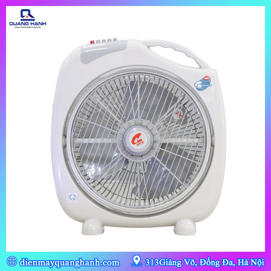 Quạt tản quạt hộp Thái Lan JIPLAI JL736 (Trắng) - Hãng phân phối bảo hành 12 Tháng