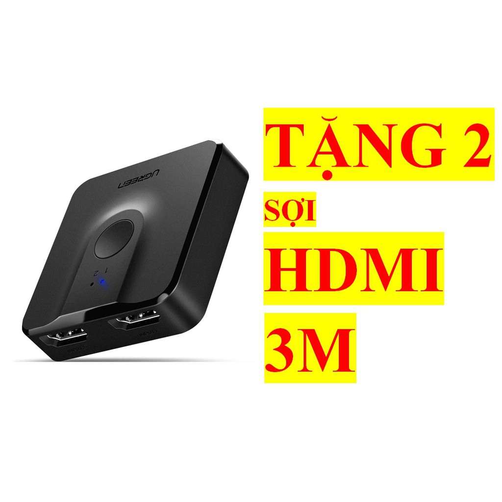 Bộ Gộp Và Chia HDMI 2 Chiều Ugreen 50966 - Hàng Chính Hãng