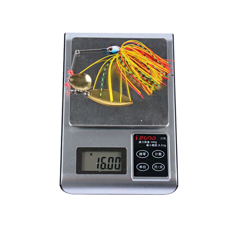 Mồi câu cá giả bằng kim loại 16g chuyên dụng