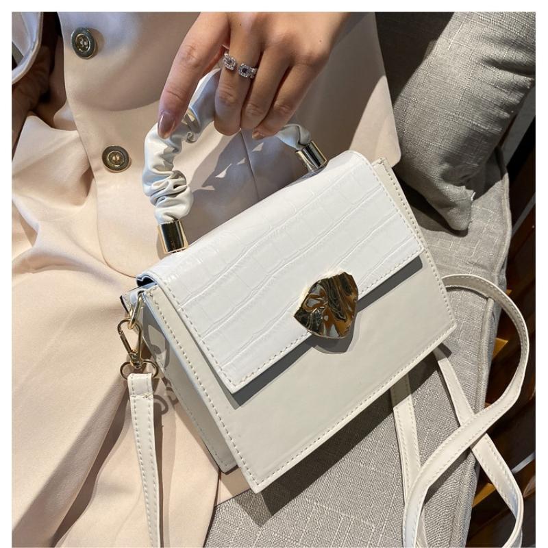 Túi xách đeo chéo đeo vai hình vuông công sở trẻ trung da mềm OLUKA STORE TĐV069