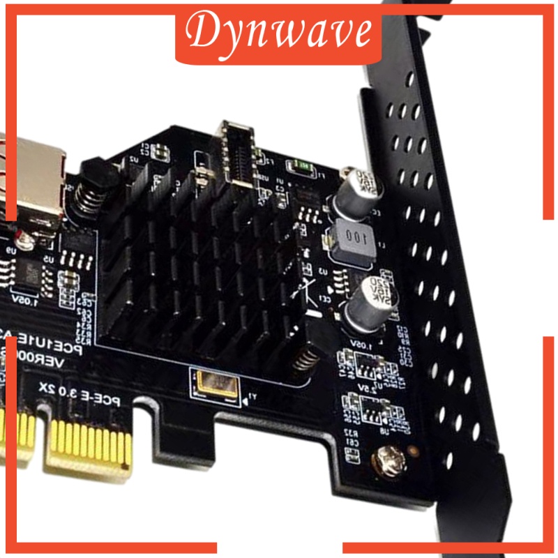 [DYNWAVE] USB3.1 Expansion Card 10 Gbit/s PCI Express 3.0 X2 Adapter for Desktop