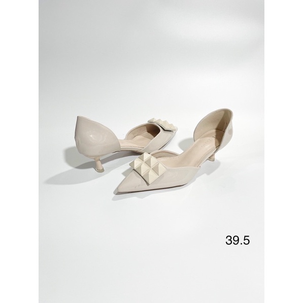 Giày hở cạnh ADWEINA chính hãng cao gót nữ sale giảm giá có sẵn