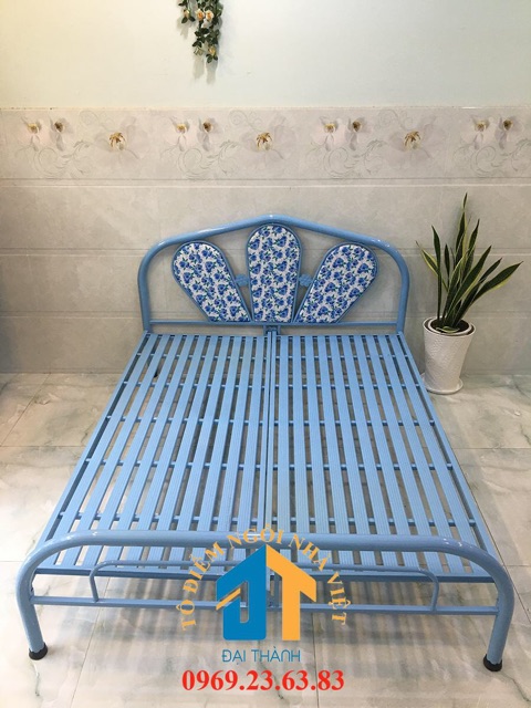 Giường sắt 1m6x2m giá rẻ | BigBuy360 - bigbuy360.vn