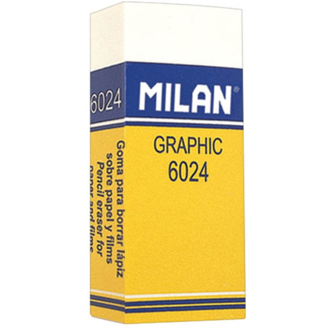 Vỉ 2 Gôm Plastic Milan 6024 BPM9243