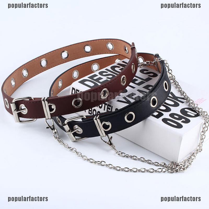 Thắt Lưng Da Khóa Kim Loại 2 / 1 Thời Trang