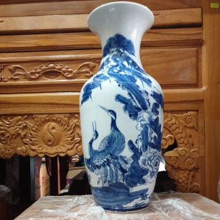 Lộc bình sứ bát tràng cao 38cm