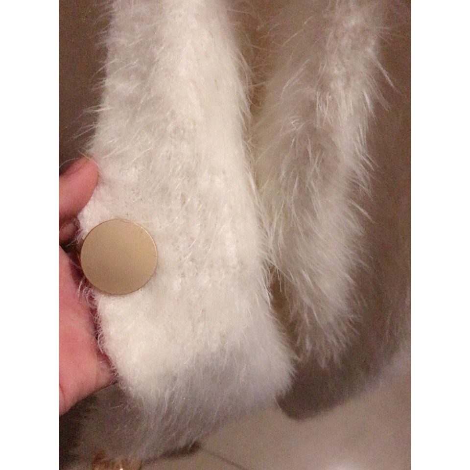 Áo khoác len lông Cardigan ngắn Hàn Quốc tiểu thư sang chảnh A18