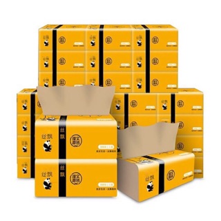 1 gói 300 tờ giấy ăn gấu trúc Sipiao size nhỏ