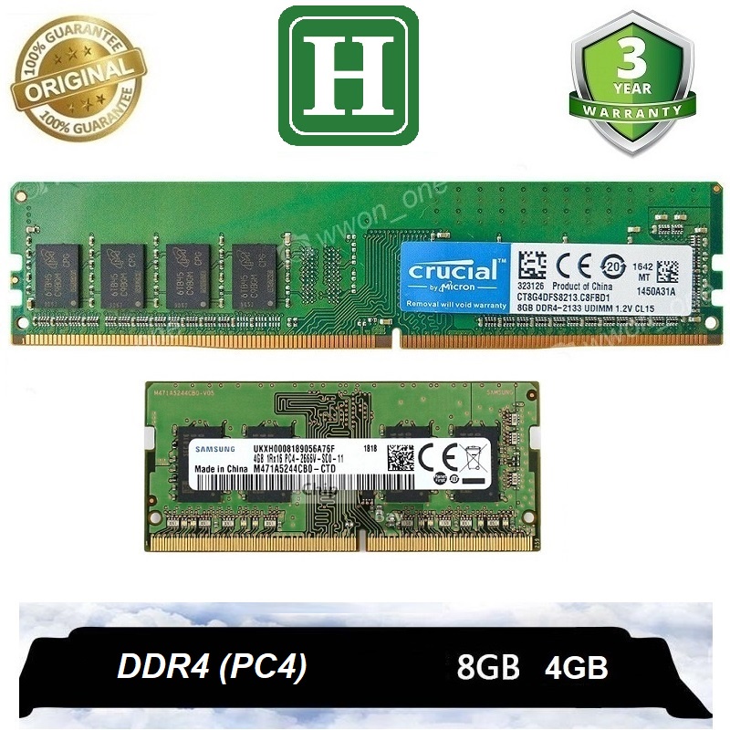 Ram DDR4 (PC4) 16gb, 8gb, 4gb bus 2666, 2400 và 2133, ram zin máy đồng bộ siêu bên và ổn định, bảo hành 3 năm