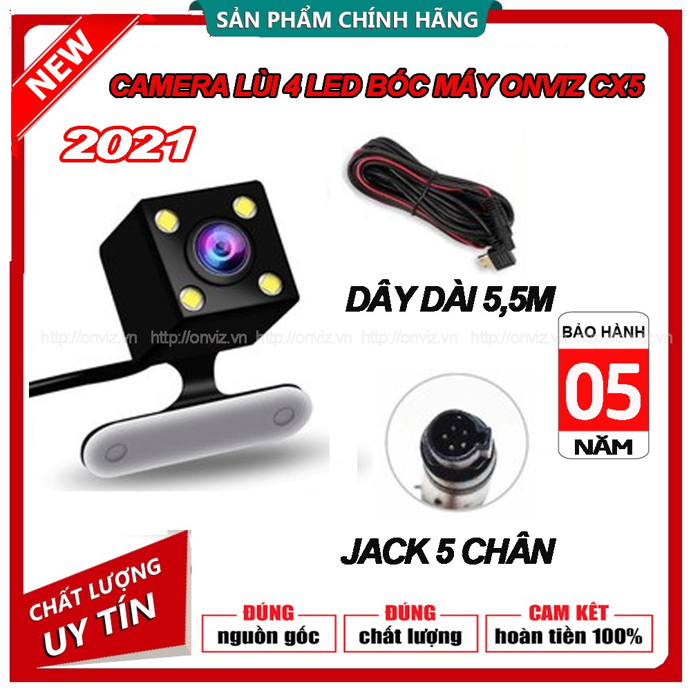 [RẺ VÔ ĐỊCH] Camera Hành Trình Lùi Loại Jac 5 Chân Kèm Dây bóc máy onvizcam cx5 | BigBuy360 - bigbuy360.vn