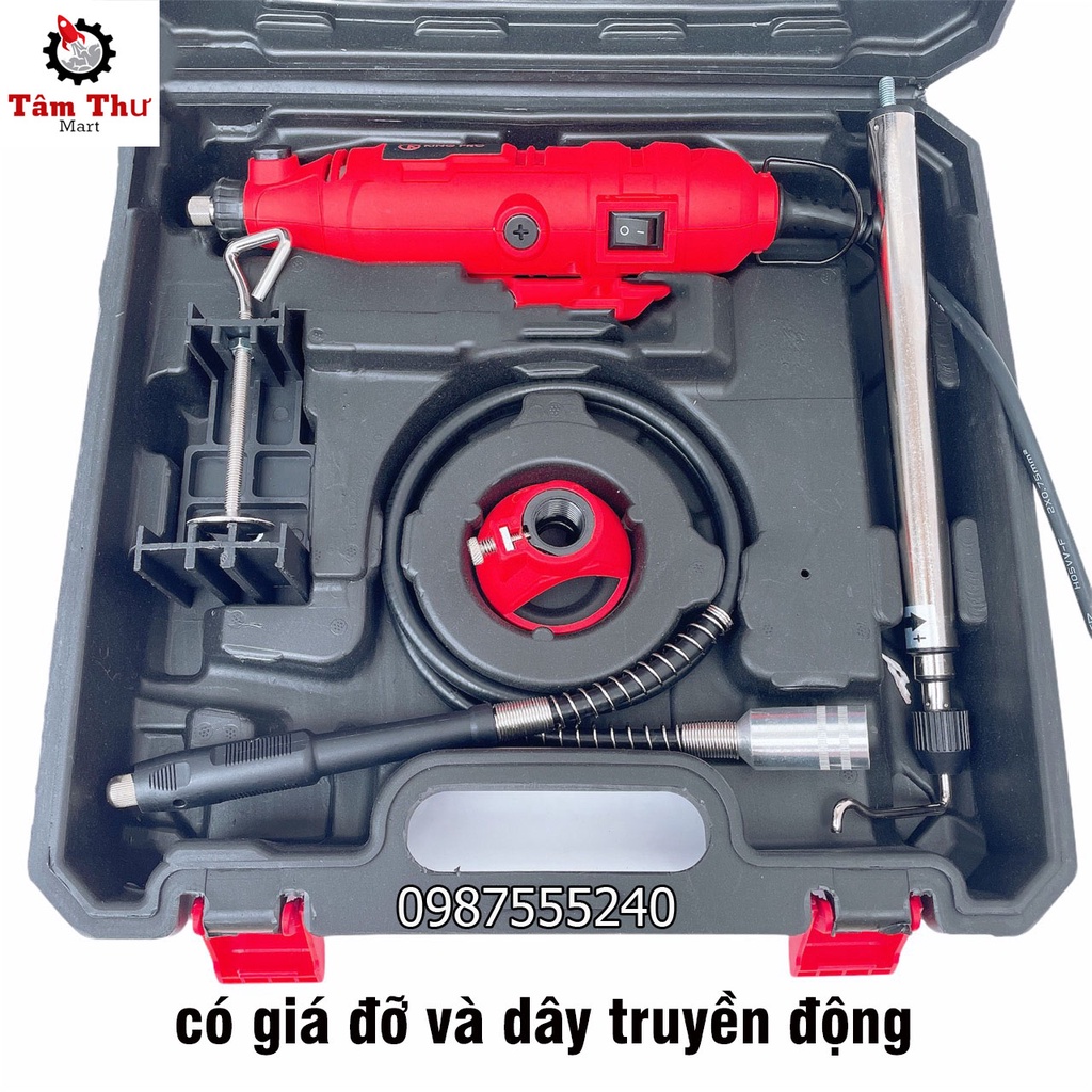 Bộ máy khoan, mài, khắc mini KINGPRO Cao Cấp Kèm 150 chi tiết