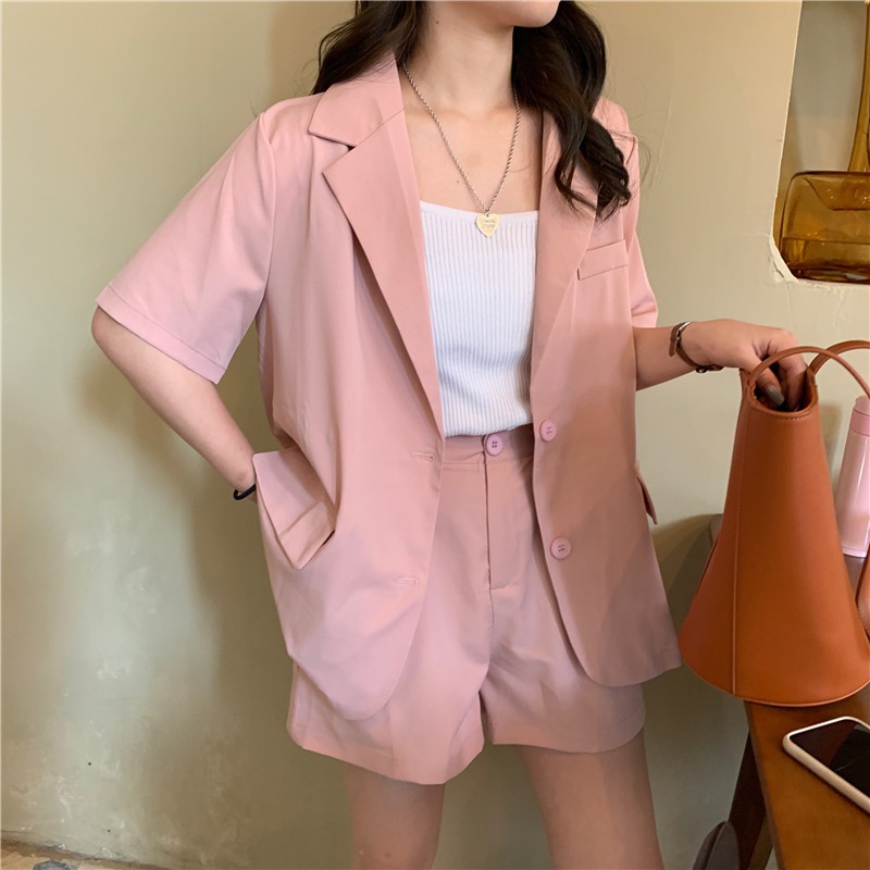 Sét Áo Blazer + Quần short (S45) – Hàng có sẵn | BigBuy360 - bigbuy360.vn