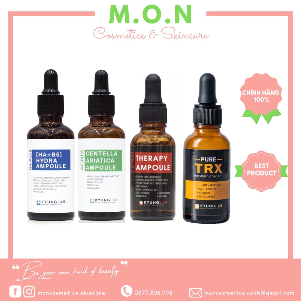 Serum KYUNG LAB căng bóng, giảm nám tàn nhang, giảm mụn, phục hồi chống lão hóa 30 - 150ml