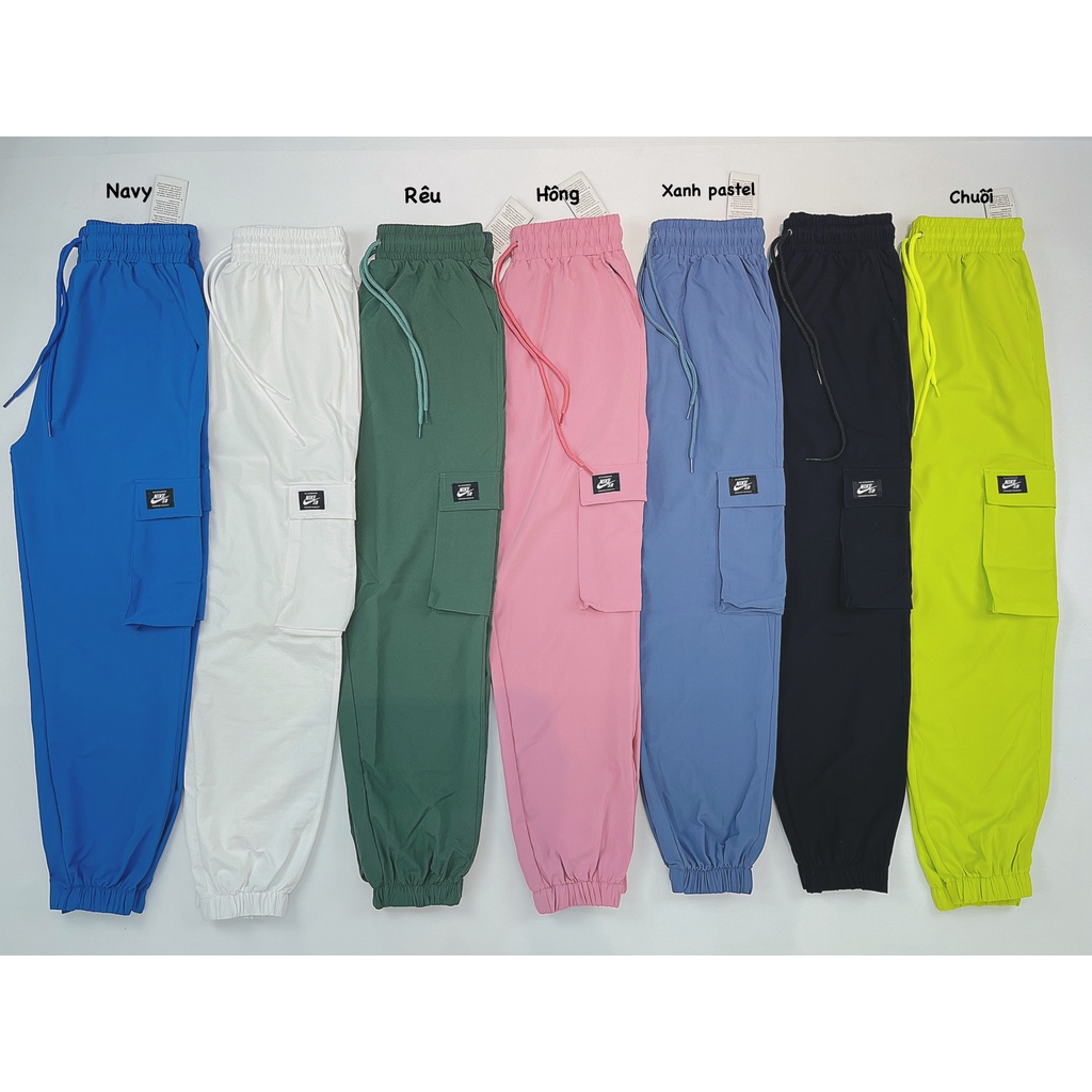 Quần Dài Jogger Thể Thao Nữ Túi Hộp Phom To, Cực Chất