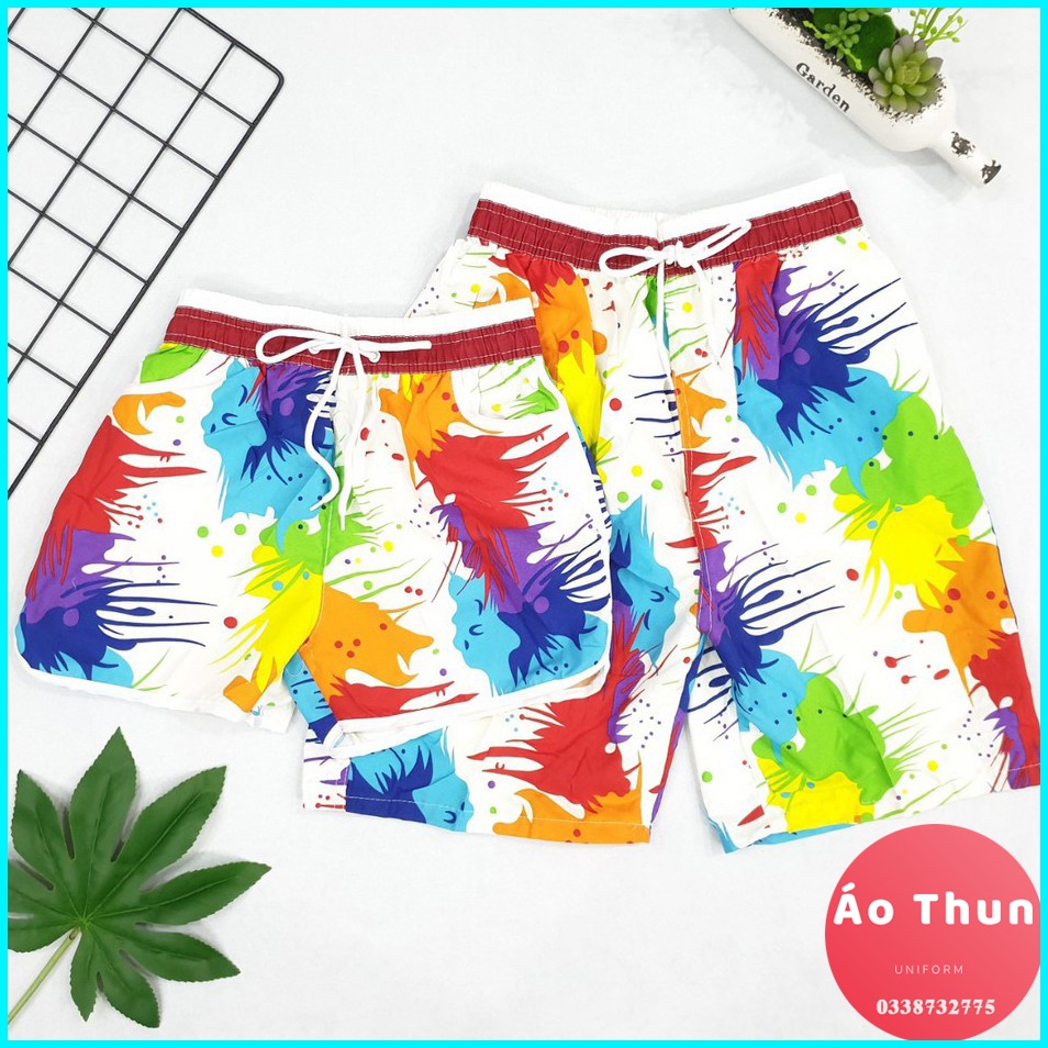 Quần đi biển mẫu sơn nam nữ hội nhóm vải dù đẹp, không dính cát | BigBuy360 - bigbuy360.vn