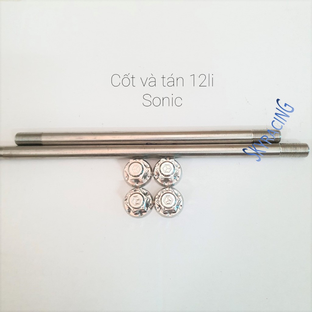 Cặp cốt trước sau và 4 con tán gắn cho xe SONIC