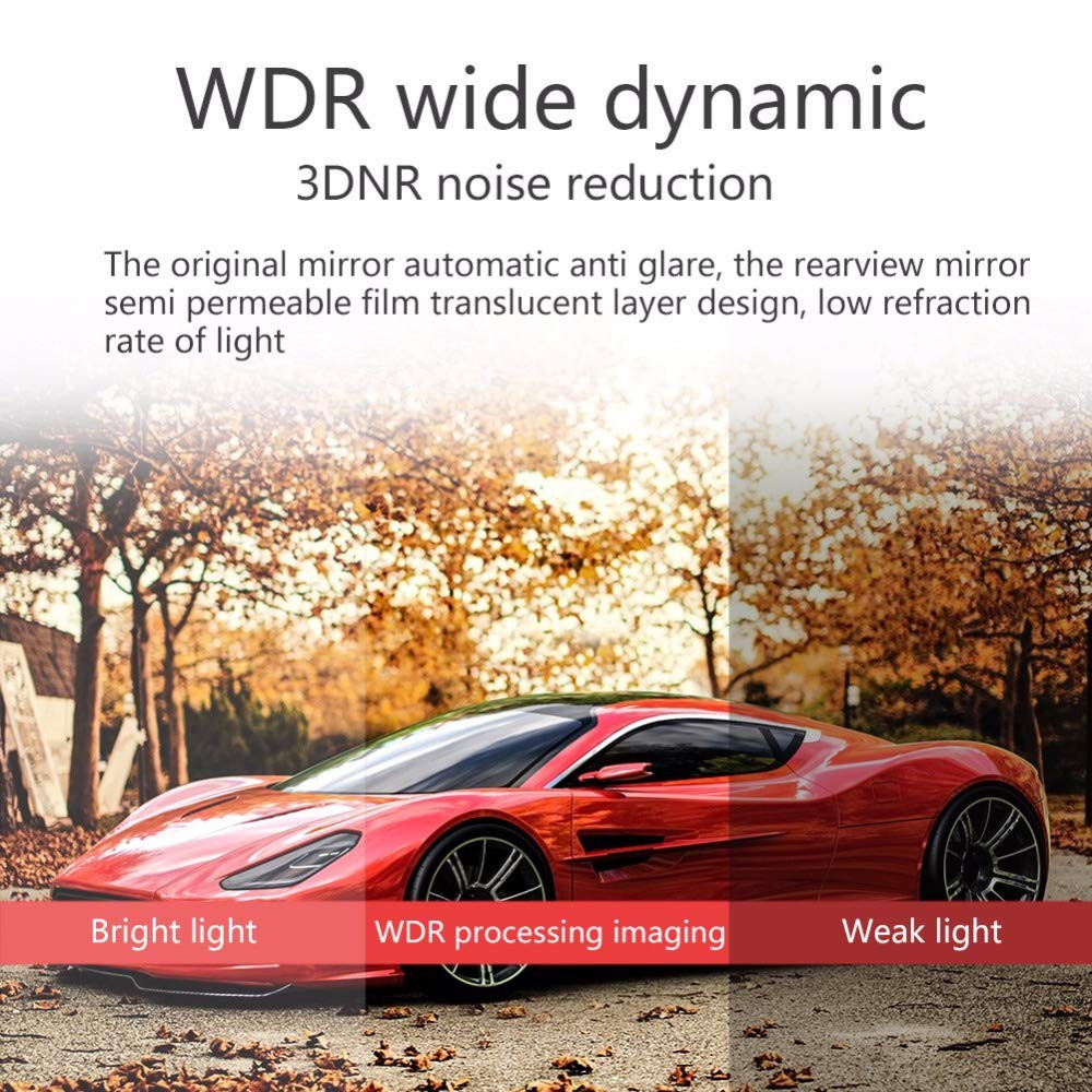 Camera hành trình CENZIMO M10 Kính chiếu hậu 10inch màn hình cảm ứng ống kính kép trước và sau HD 1440P tầm nhìn ban đêm Bạn có thể tùy chỉnh logo khởi động và tắt máy miễn phí.