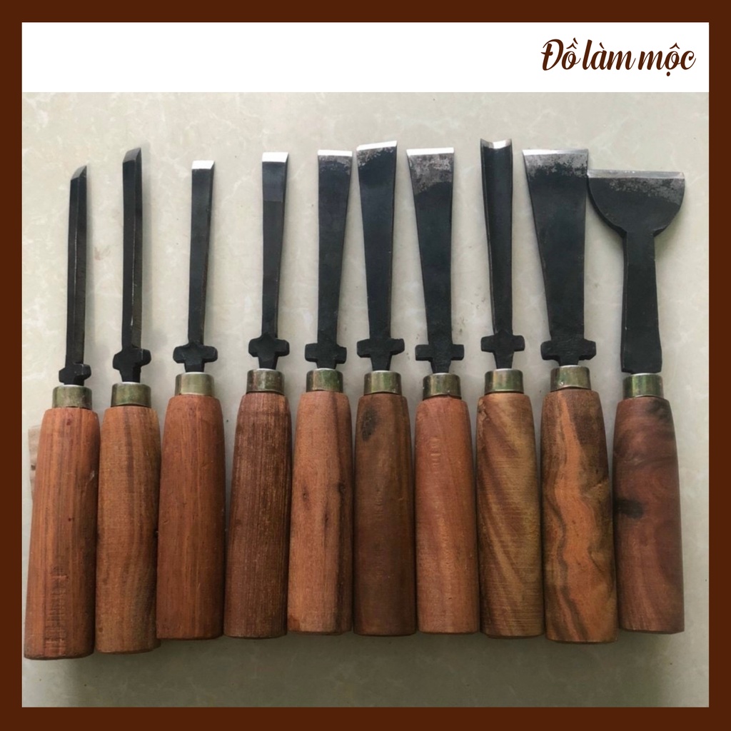 1 cây đục gỗ kích thước đa dạng đục lỗ mài bào đục bạt phẳng bề mặt gỗ đầu dày mỏng phẳng tròn khác nhau