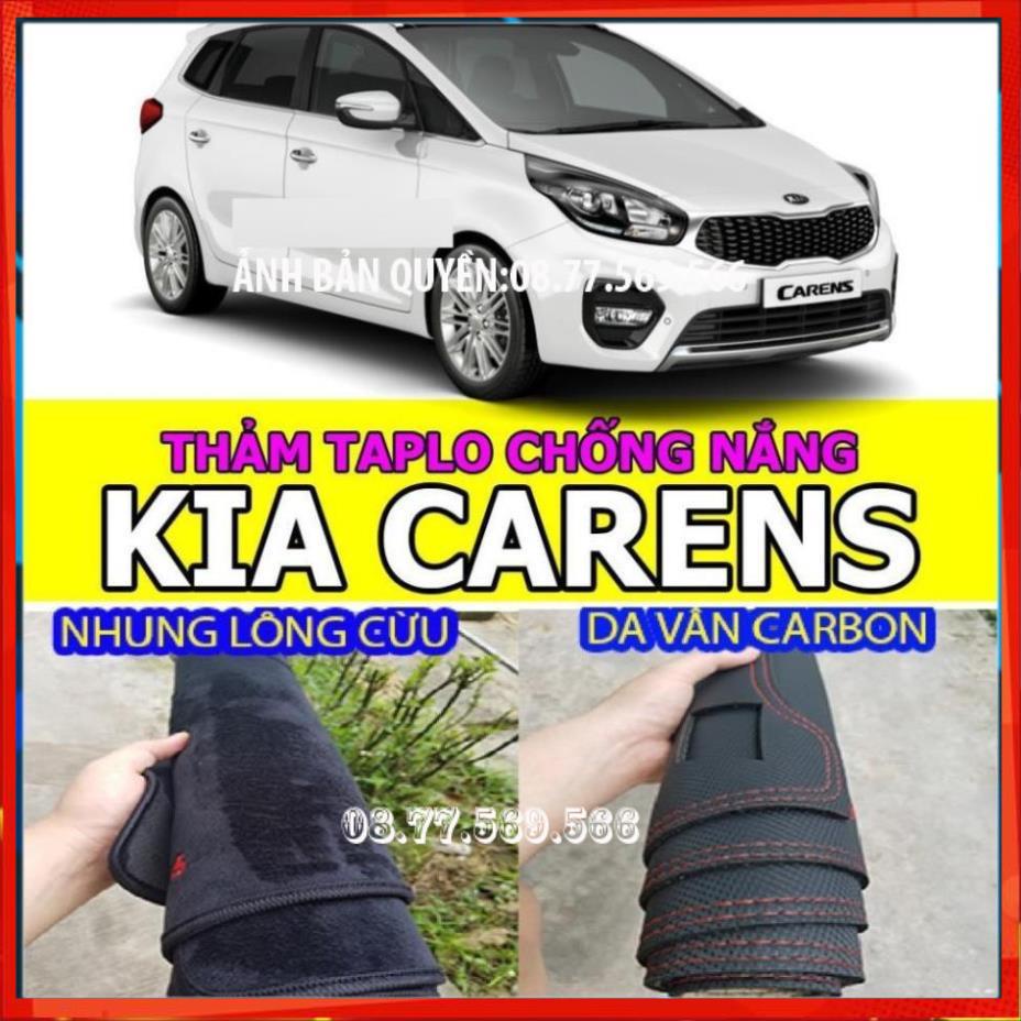 THẢM TAPLO KIA CARENS DA VÂN GỖ DA CARBON NHUNG LÔNG CỪU 3 LỚP CÓ CHỐNG TRƯỢT THẢM PHỦ LÓT CHE NẮNG TAPLO