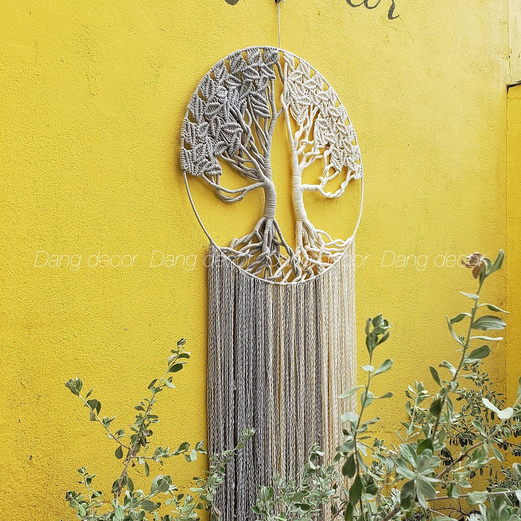 Mành cây "tree of life" trang trí biểu tượng cho sự sinh tồn, may mắn