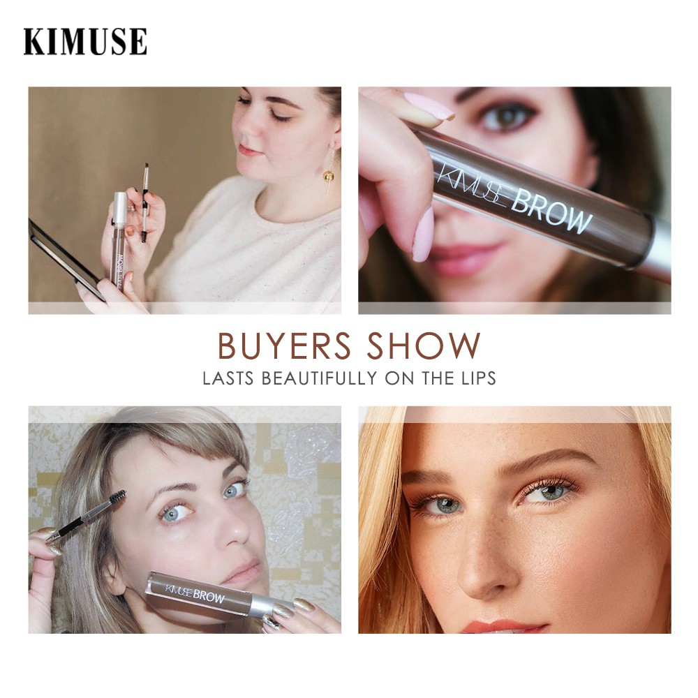 KIMUSE Kem lông mày không thấm nước Lông mày không thấm máu Henna Tattoo Shaded Eyebrows 50g