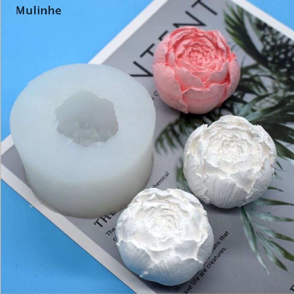 Khuôn làm bánh/ xà phòng/ nến hình hoa hồng 3D bằng silicone diy