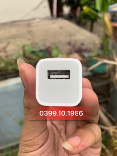 Củ sạc IP chấm xanh zin bóc máy IP mới 98-99%