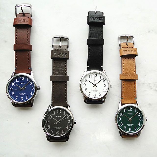 Đồng hồ Unisex Timex Easy Reader® 40th TW2R36000 Dây Da - Chính Hãng
