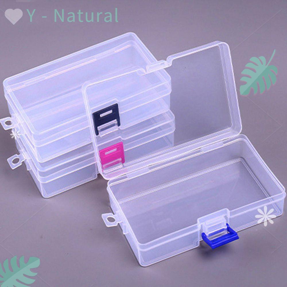 Hộp Nhựa Trong Suốt Hình Vuông 2 Kích Thước Dùng Đựng Trang Sức Tiện Dụng