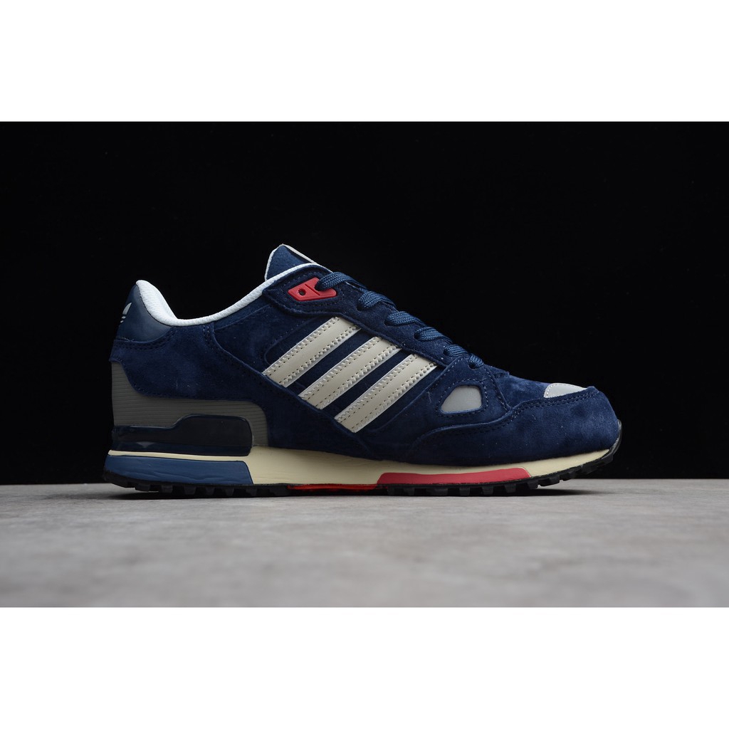 Giày Thể Thao Adidas ZX 750 Màu Xanh Navy / Trắng Q35065 Thời Trang Cho Nam 1830208179