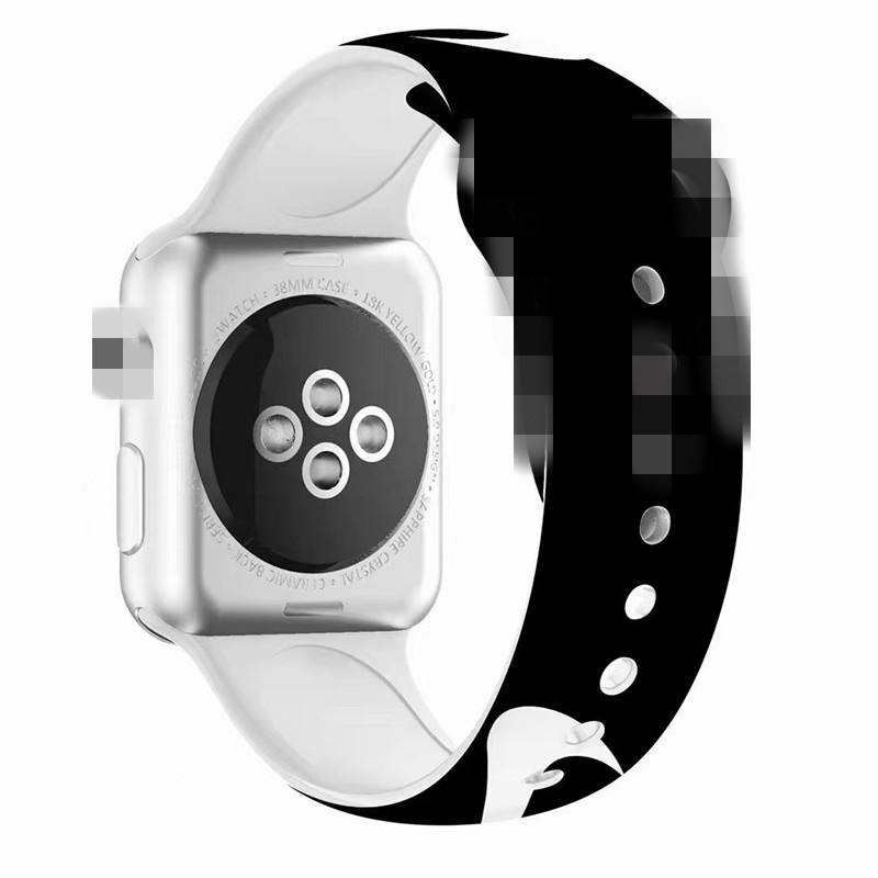 Dây Đeo Đồng Hồ Bằng Silicone Hoạt Hình Kitty 49mm 41mm 45mm 44mm 42mm 40mm 38mm Cho i-Watch ultra 8 SE 7 6 5 4 3 2 1