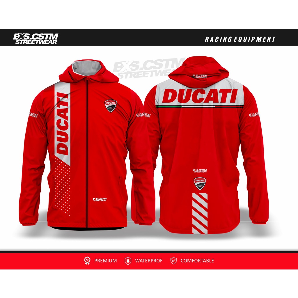 JAKET DUCATI HOODIE CHO RIDER Size Lớn XXS-6XL