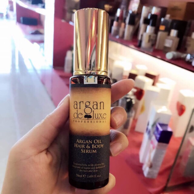 TINH DẦU PHỤC HỒI TÓC HƯ TỔN VÀ CHẺ NGỌN ARGAN DELUXE 100ML