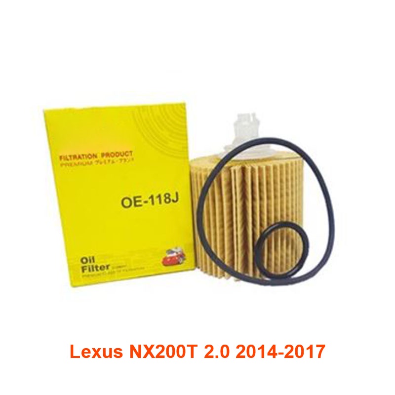 Lọc nhớt Lexus NX200T 2.0L AZ10 2014-2017 mã OE118J của JS Asakashi Nhật Bản