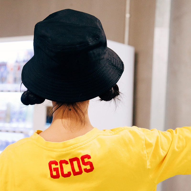 Nón Tai Bèo Thêu Hình Mặt Cười Thời Trang