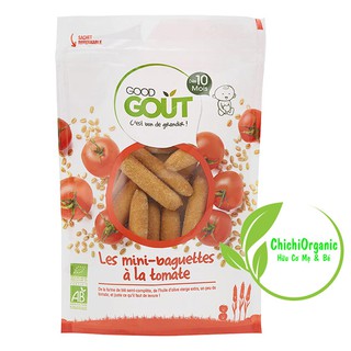 Bánh mì mini với cà chua ăn dặm hữu cơ good gout 70g cho bé từ 10 tháng