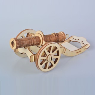 Đồ chơi lắp ráp gỗ 3D Mô hình Pháo Thần Công Laser