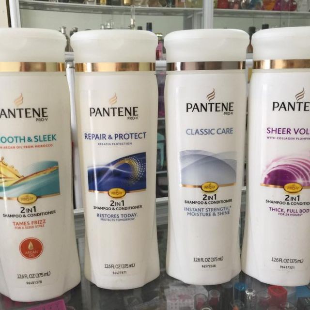 Dầu Gội Xả Pantene Nhiều Loại 375ml (Mỹ)