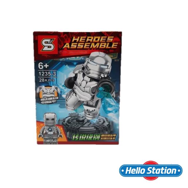 Lego Mô Hình Nhân Vật Iron Man Mk 1 Bằng Chrome Cao Cấp